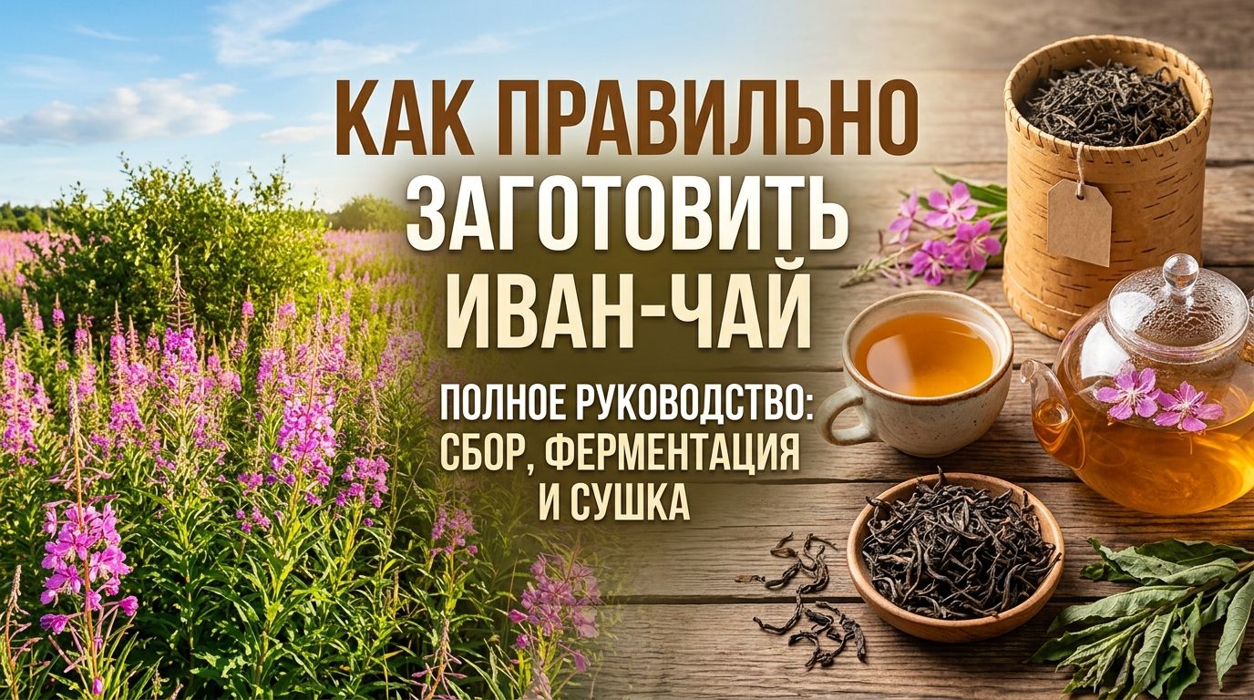 Как заготавливать и ферментировать иван-чай в домашних условиях